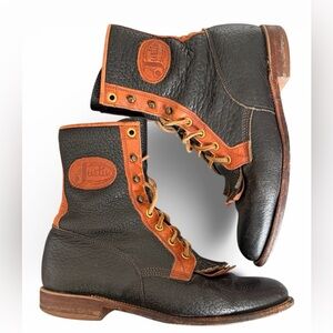 Vintage Justin Boots - Two Tone